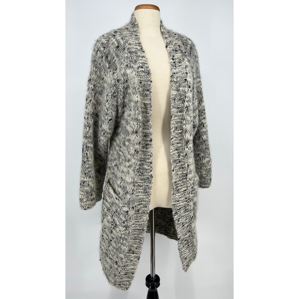 Vintage 1980’s Liz Claiborne Gray Open-Front Cardigan